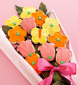 Her Favorite Blooms Cookie Bouquet