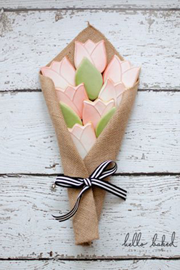 Tulips Cookies Bouquet