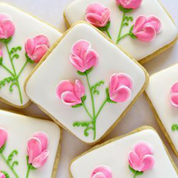 Delicate Flowers Cookies