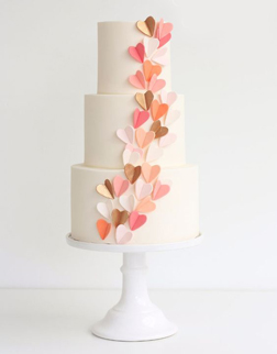 Sensational Hearts 3-Tier Cake