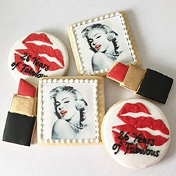 Marilyn Monroe Kisses Cookies