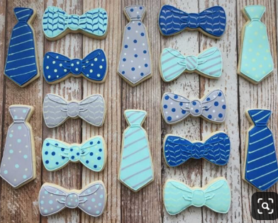 Customized Bow ties Cookies