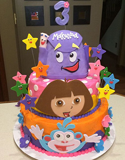 Dora and Friends Celebration Cake