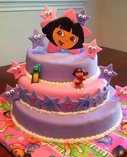Explorer Stars to the Rescue: Dora the Explorer Cake
