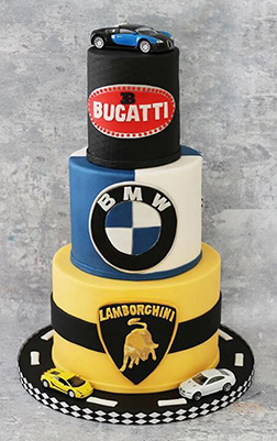 Stacked Luxury Car Cake