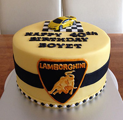 Lambo Racer Birthday Cake