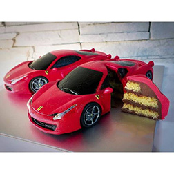 Cherry Red Ferrari Cake