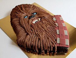 Hairy Wookie Star Wars Birthday Cake