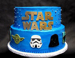 Faces of the Force: Star Wars Birthday Cake