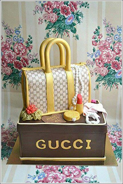 Gucci Accessories Bridal Shower Cake