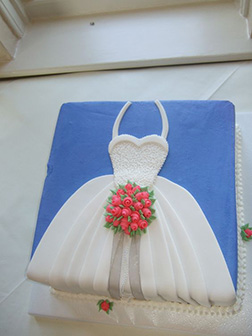 Classic Box Bridal Shower Cake