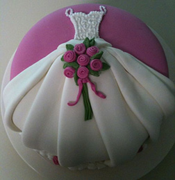 Dressed to Impress Bridal Shower Cake