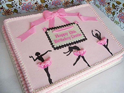 Ballerina Birthday Cake