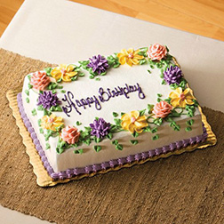 Wildflower Wreath Birthday Cake