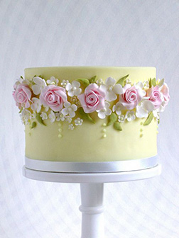Minimalist Rose Cake