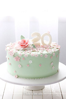 Pastel Spring Explosion Cake