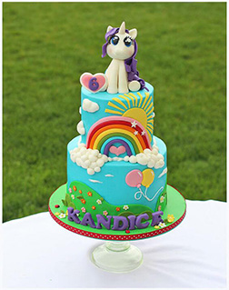 MLP Rarity Sunshine Cake