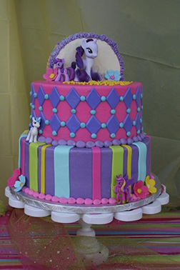 Rarity's Boutique MLP Cake