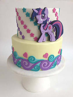 Princess Twilight Sparkle MLP Cake