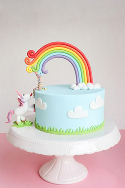 Unicorn Rainbow Cake