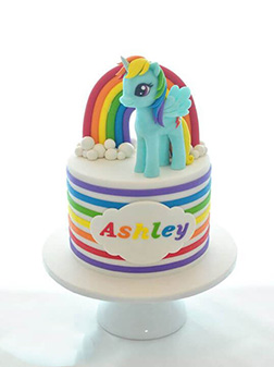 Rainbow Dash Sonic Rainbow Cake