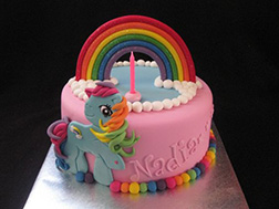 Rainbow Dash Soaring High Cake