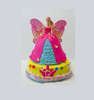 Pretty in Pink Fairy Cake