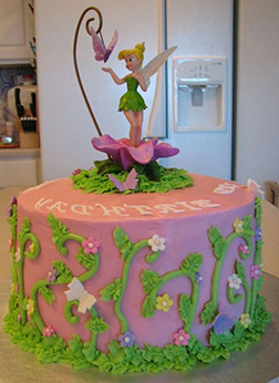 Tinkerbell Mystic Garden Cake