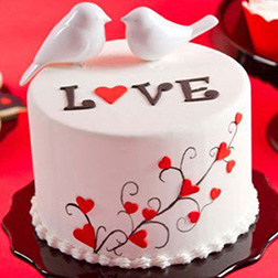 Love Birds Cake