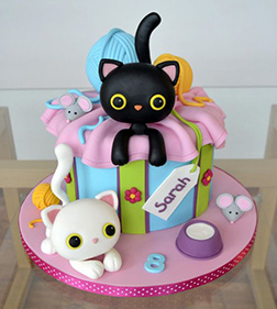 Posh Kitty Cake