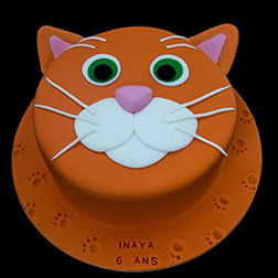 Tabby Cat Cake