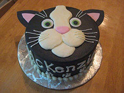 Black and White Cat Cake