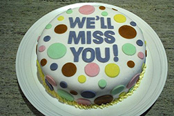 Polka-Dot Farewell Cake