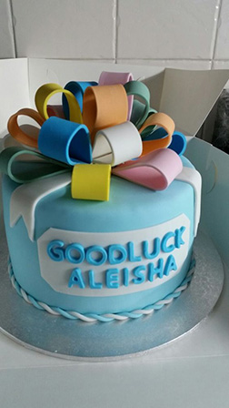 Best of Luck Farewell Cake