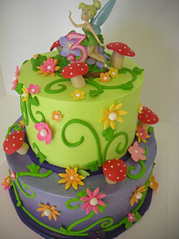 Tinkerbell Forest Forrage Cake