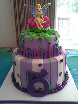 Tinkerbell Lavender Stack Cake