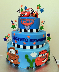 Disney Cars Birthday Stack Cake