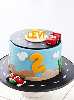 Disney Cars McQueen Takes the Lead Cake