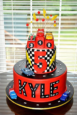 Lightning McQueen Grand Champion Cake