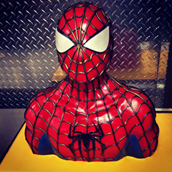 Spiderman Bust Cake