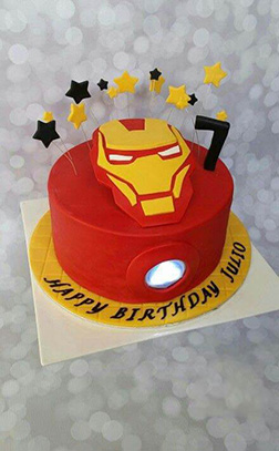 Tony Stark Star Cake