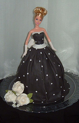 Ballroom Barbie Cake