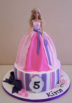 Barbie Shades of Pink Dress Cake