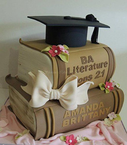 Completed Degree Graduation Cake