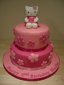 Pretty in Pink Hello Kitty Stack Cake