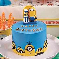 Minion Bash Birthday Cake