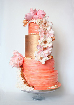Pink Dream Wedding Cake