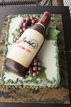 Fine Red Wine Sheet Cake