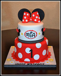 Classic Minnie Mouse Stack Cake