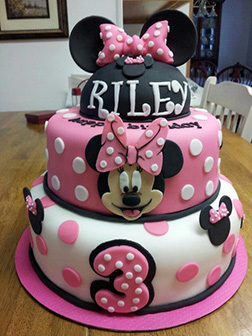 Minnie Mouse Hat Cake